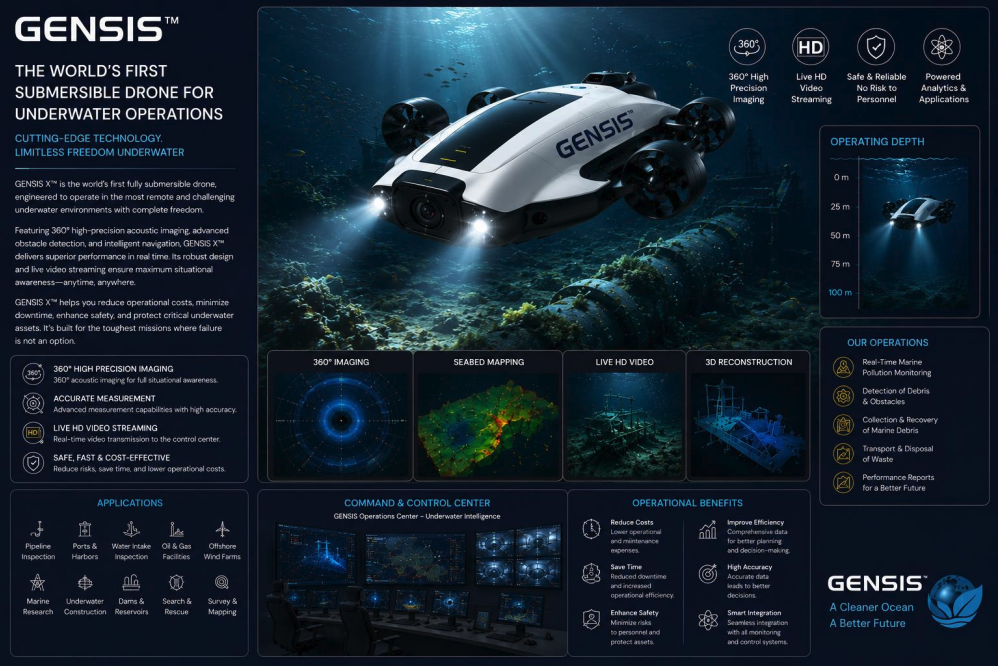 GENSIS X™ ROV — Technical Specifications